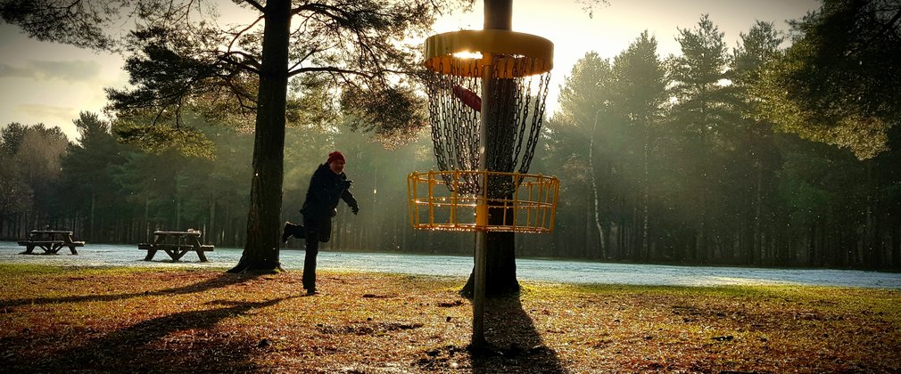Disc golf background